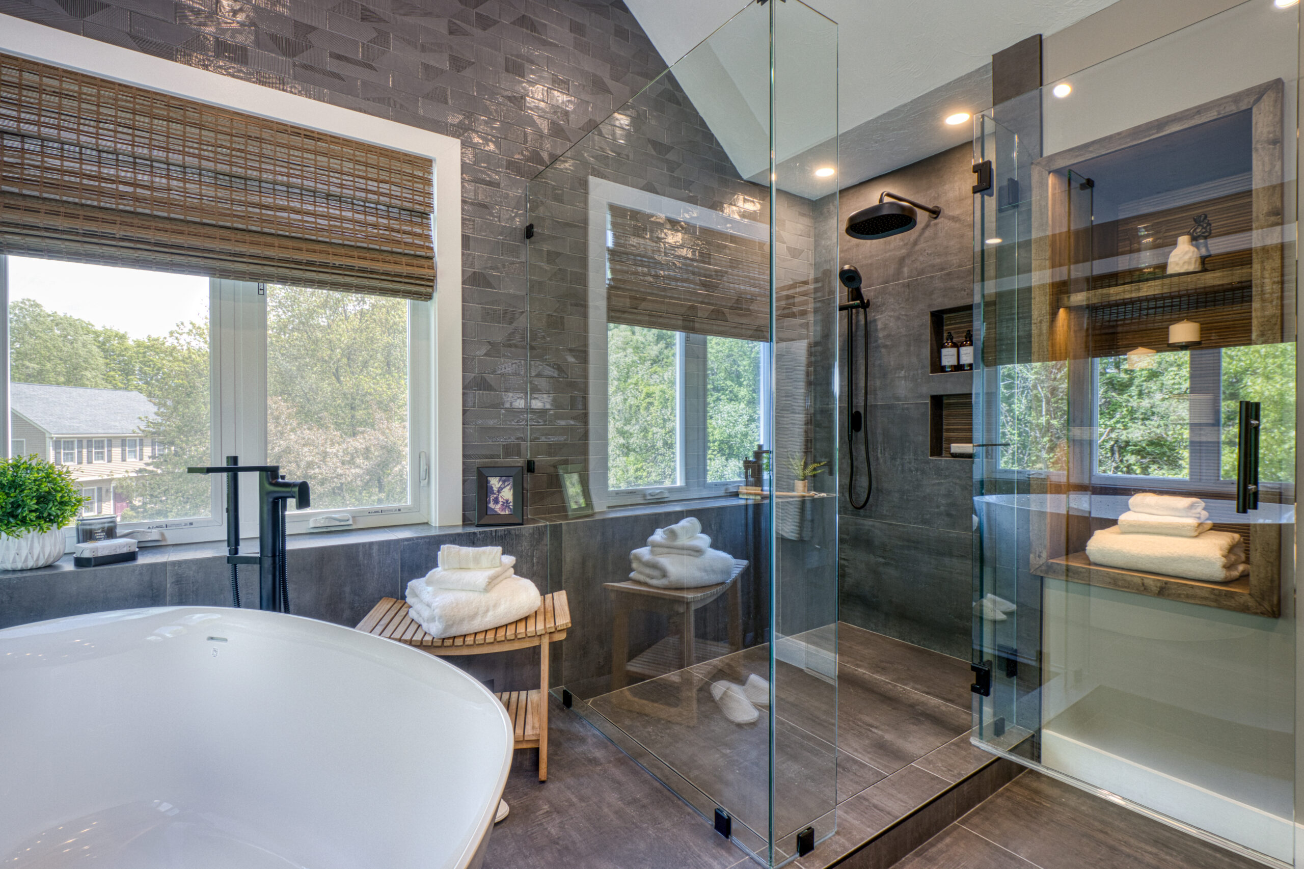 Masculine Modern Bathroom Retreat
