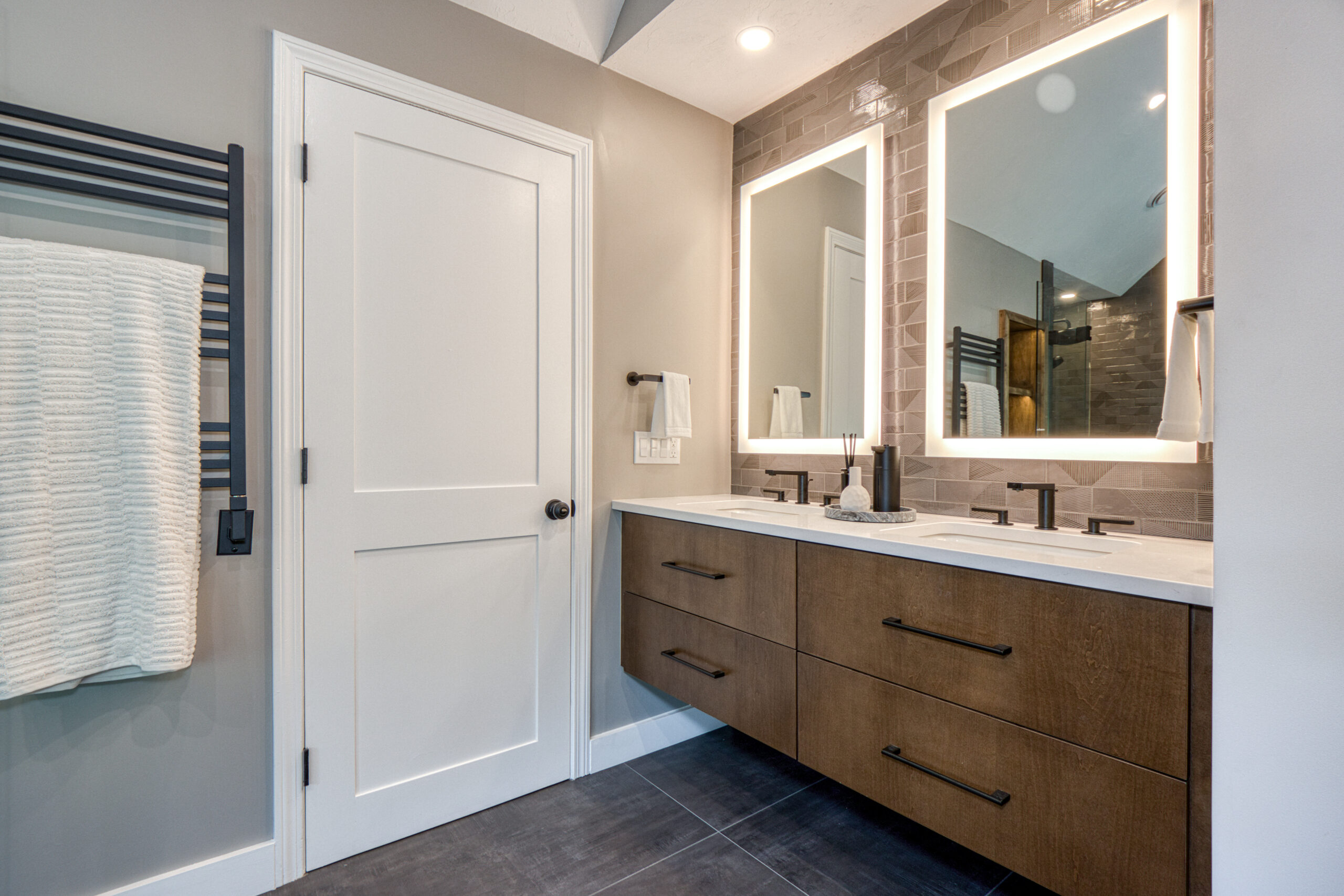 Masculine Modern Bathroom Retreat