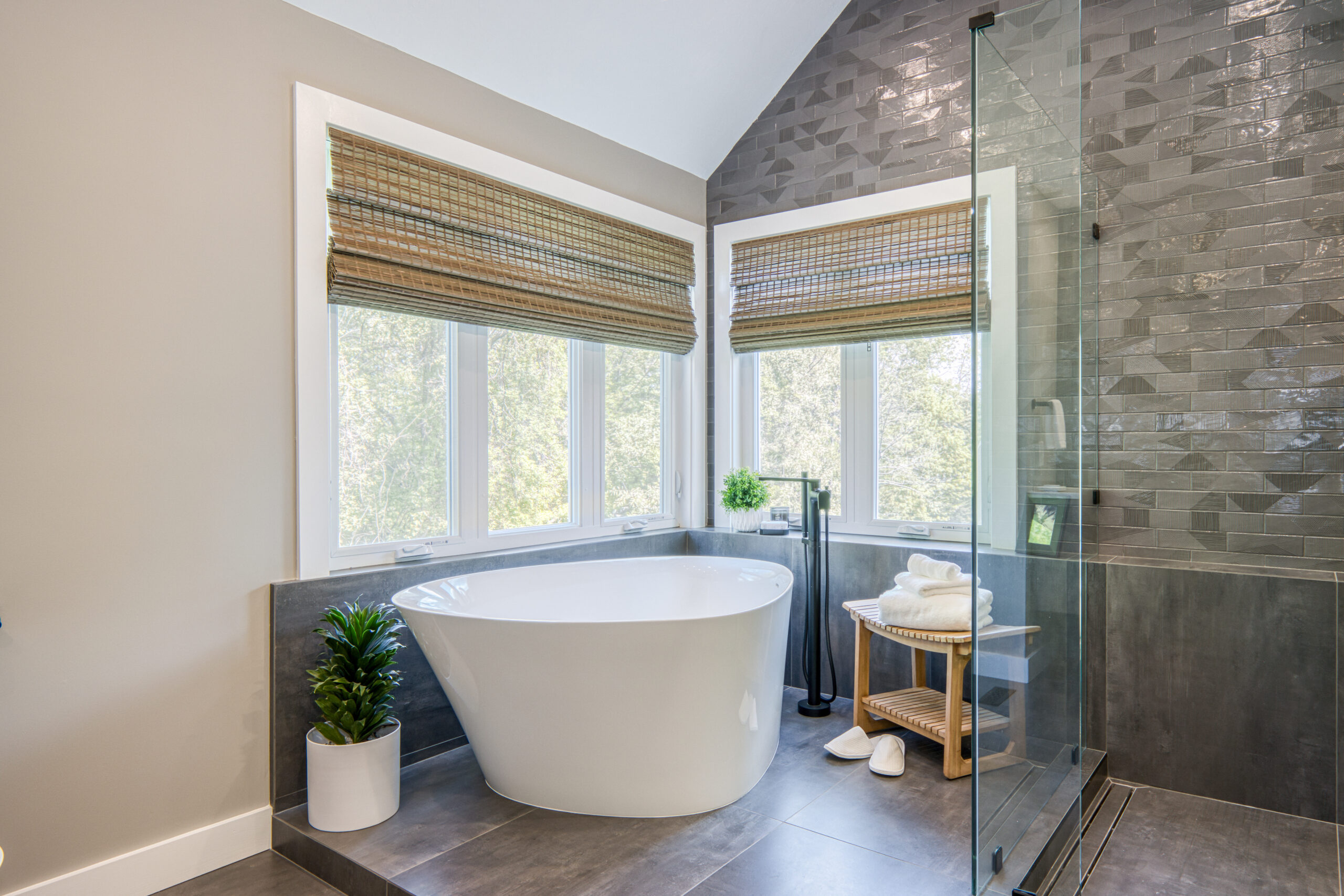 Masculine Modern Bathroom Retreat