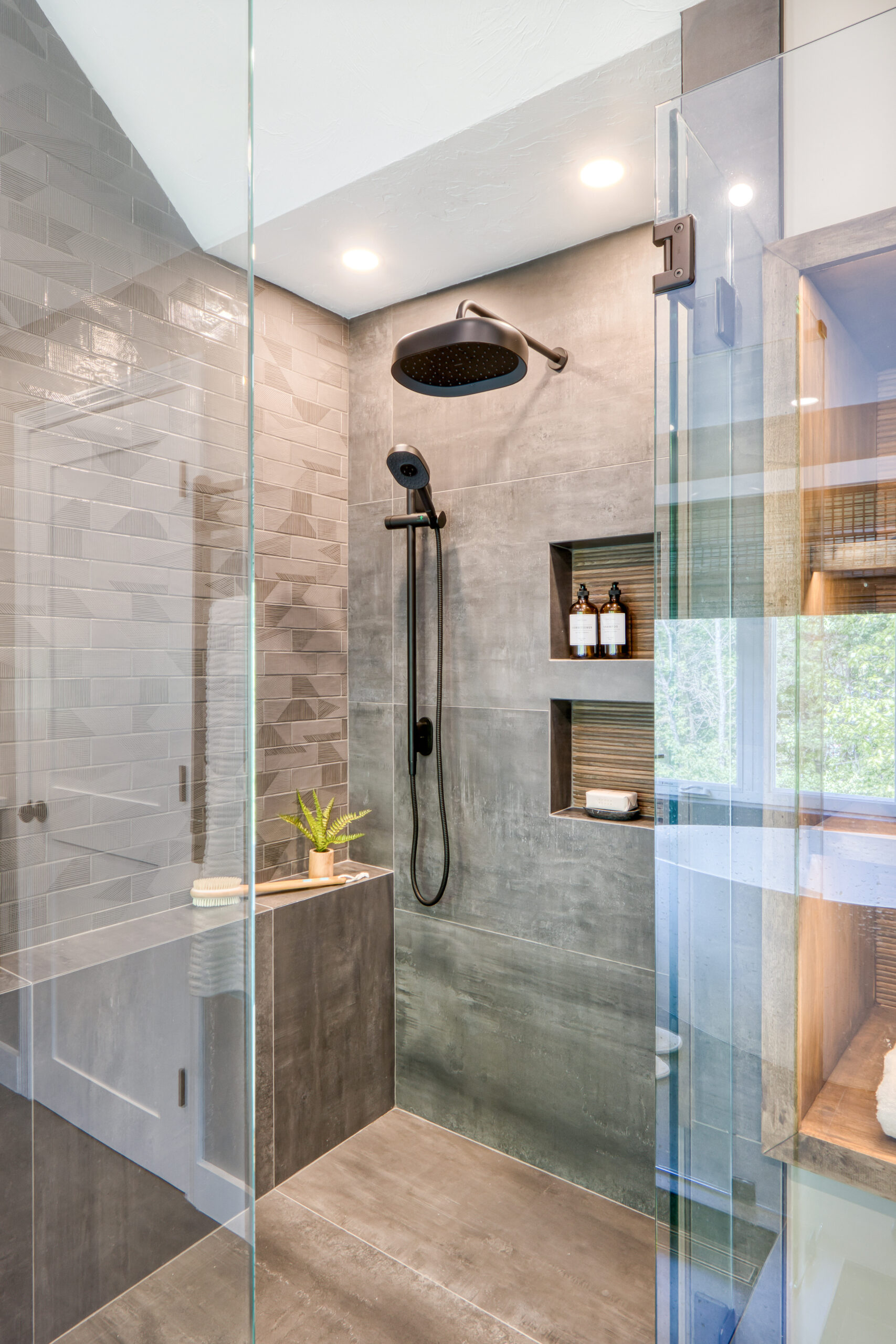 Masculine Modern Bathroom Retreat