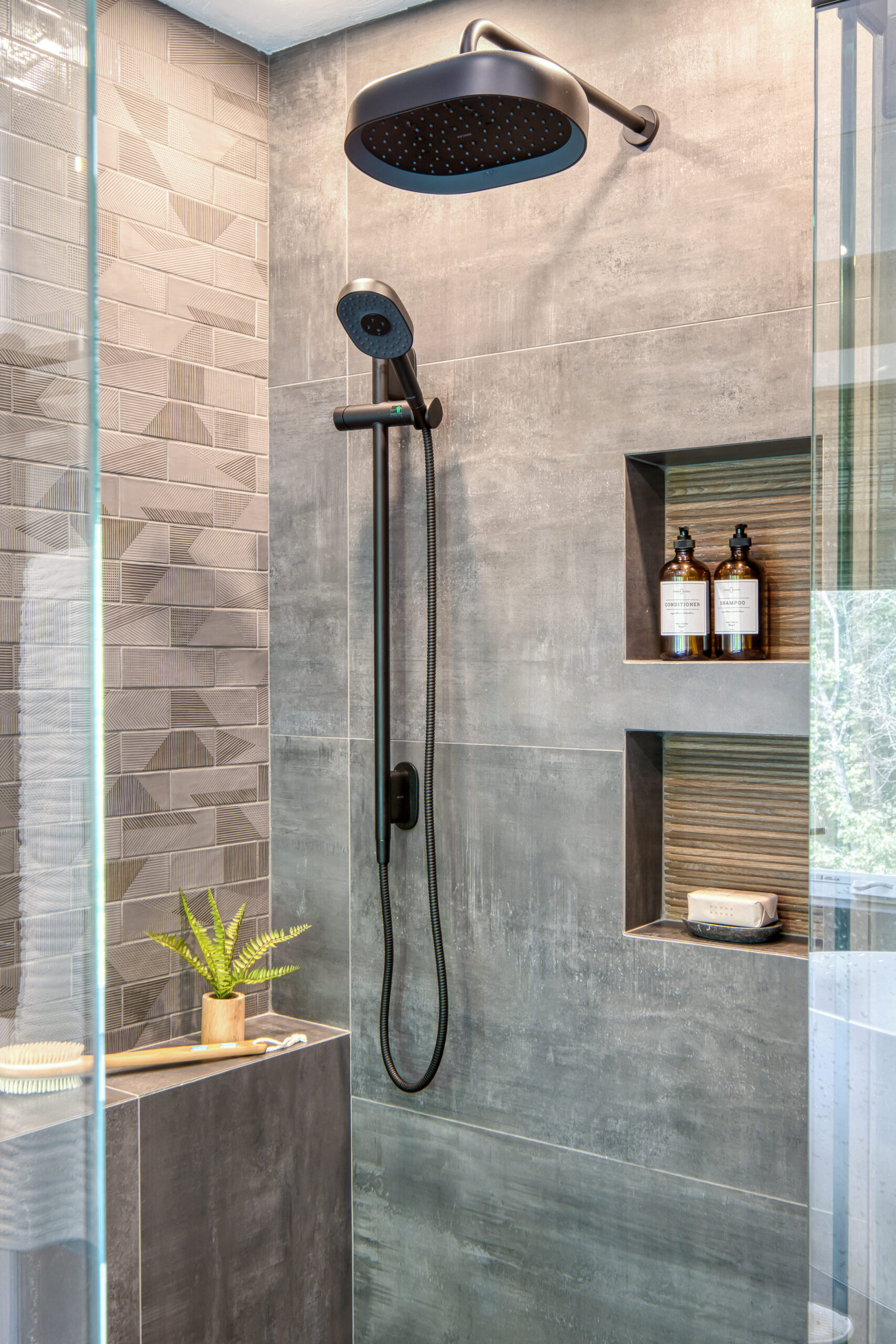 Masculine Modern Bathroom Retreat