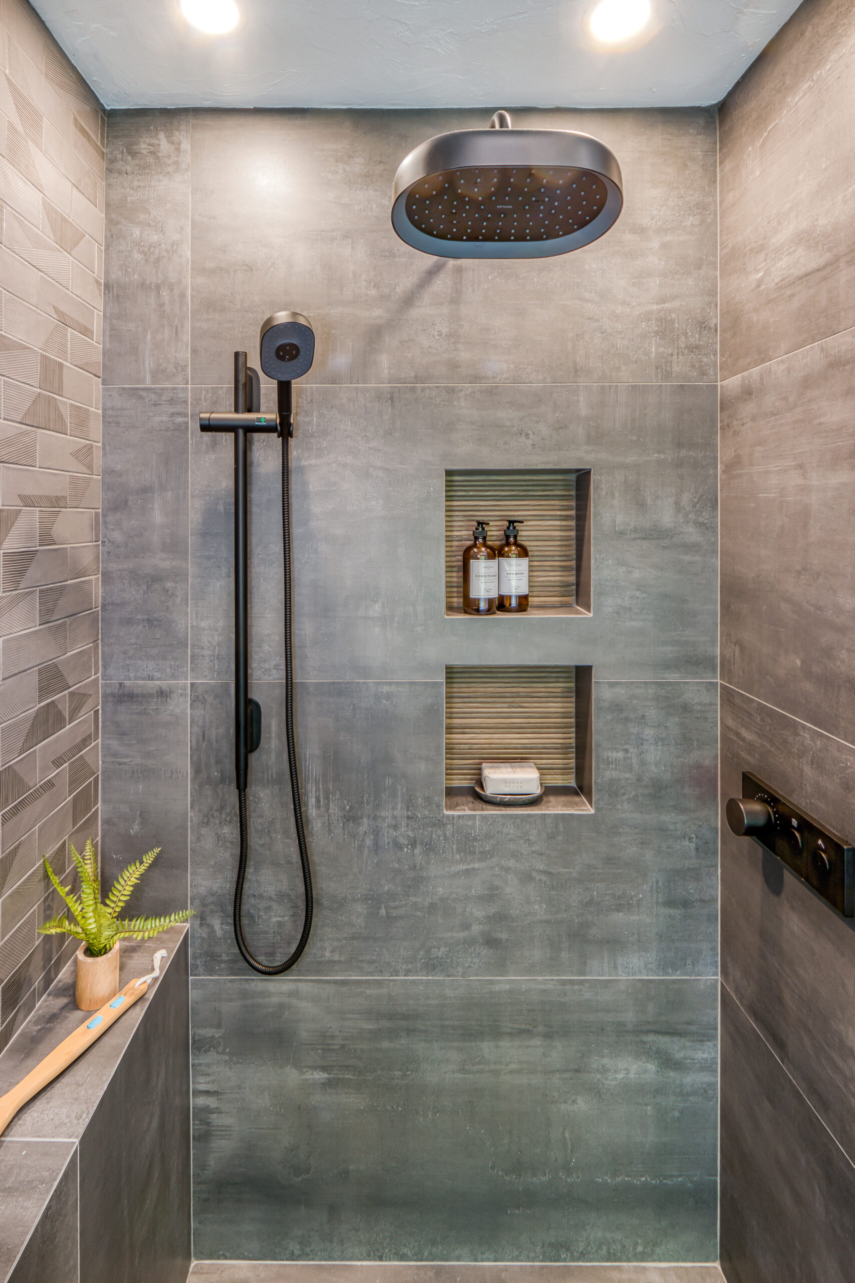 Masculine Modern Bathroom Retreat