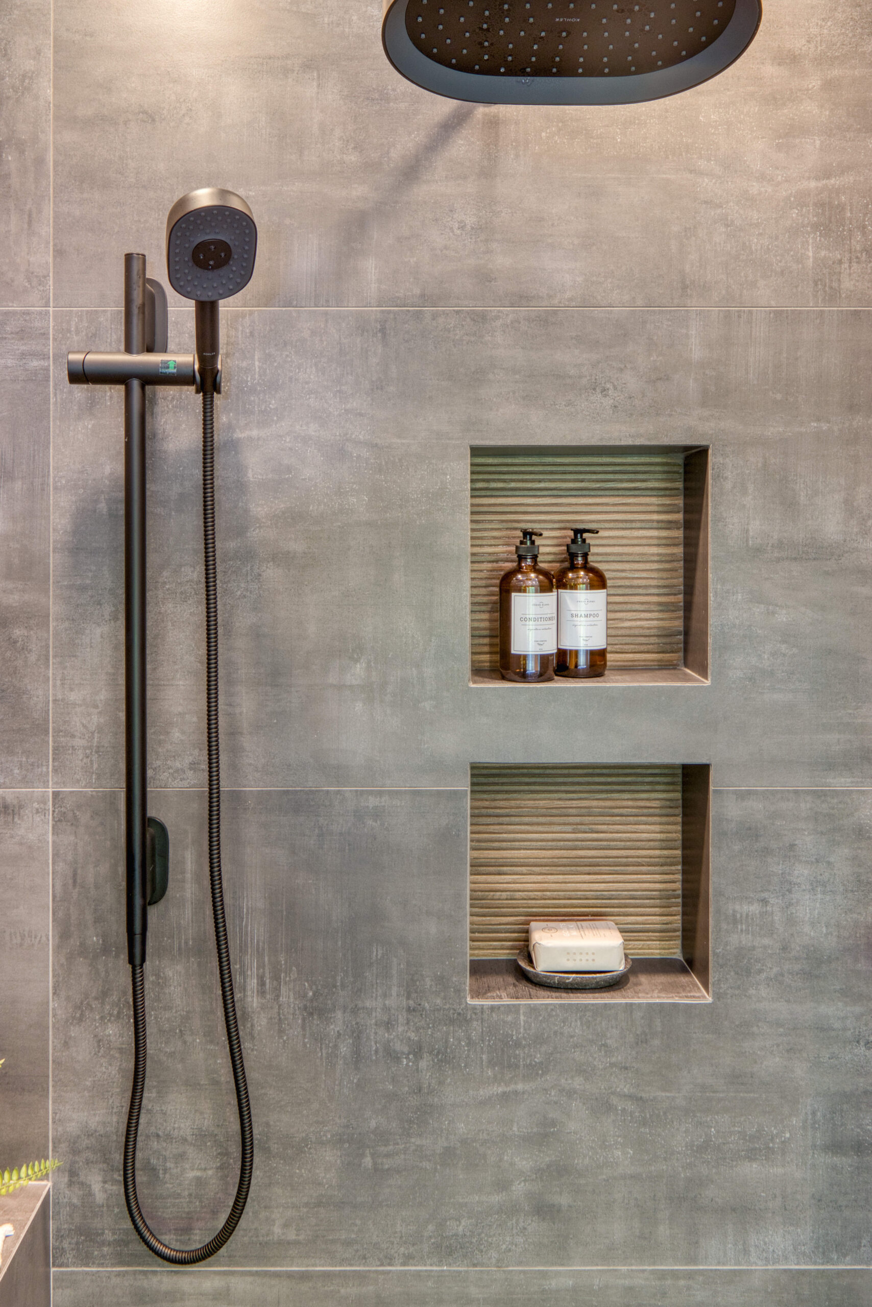 Masculine Modern Bathroom Retreat