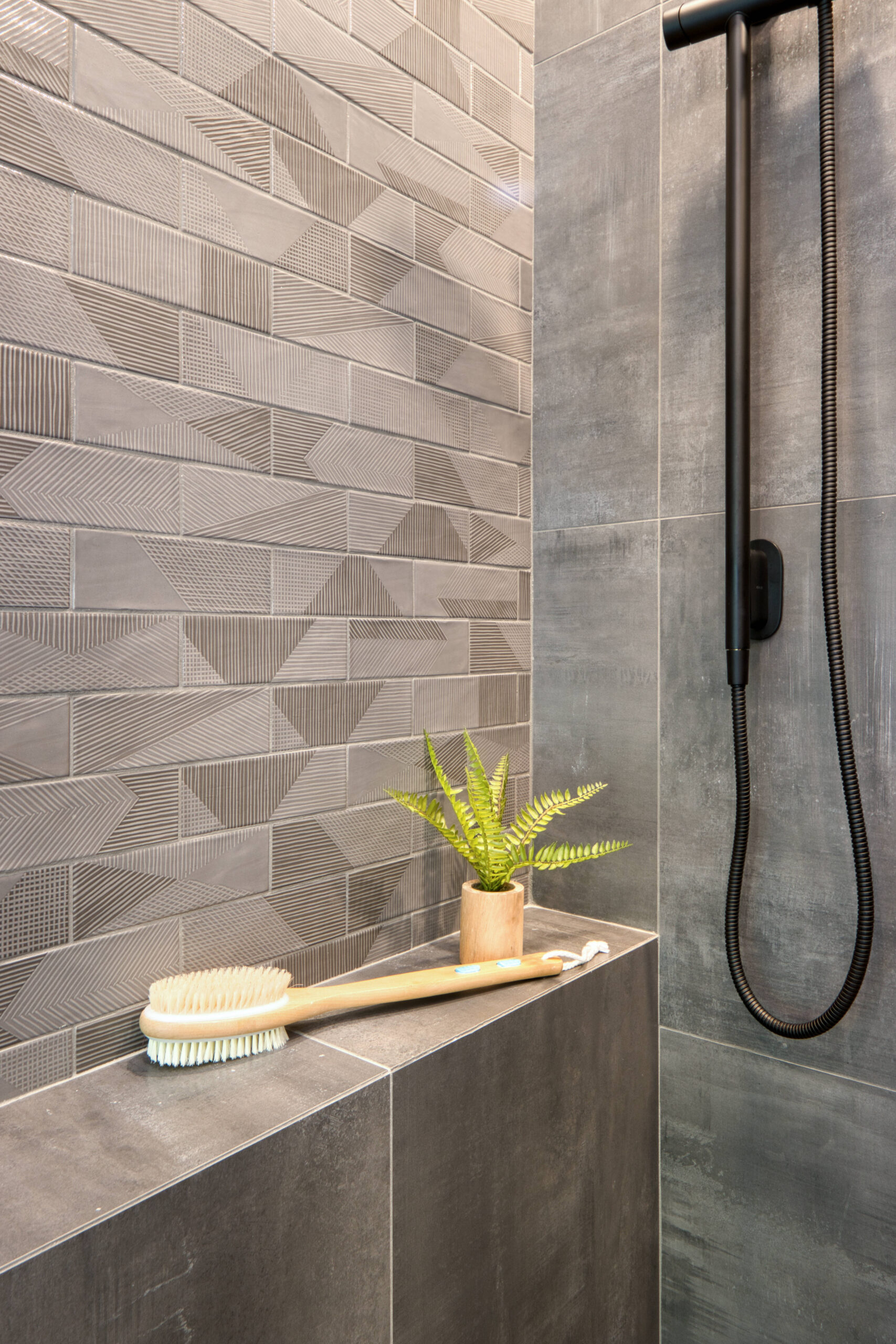 Masculine Modern Bathroom Retreat