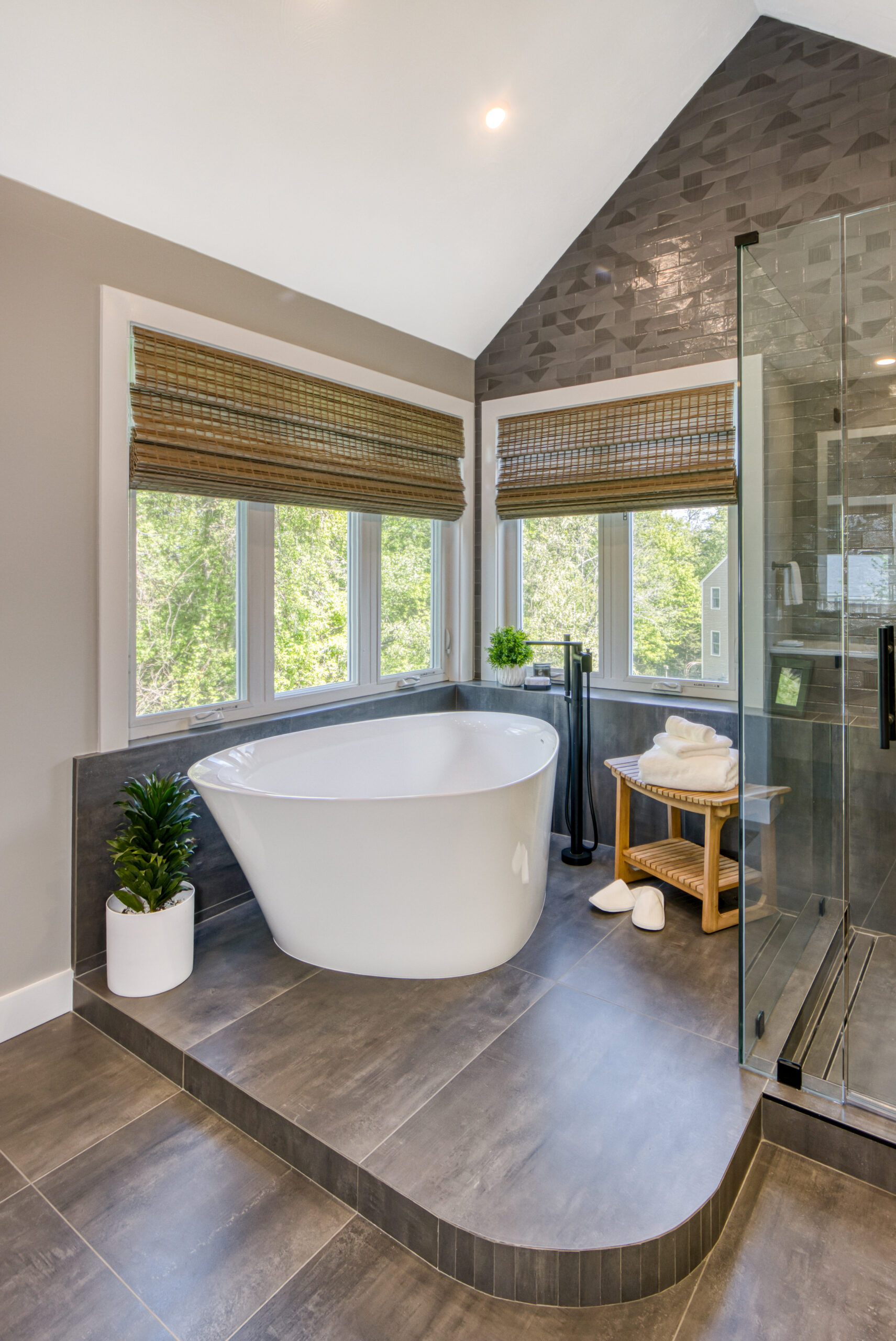 Masculine Modern Bathroom Retreat