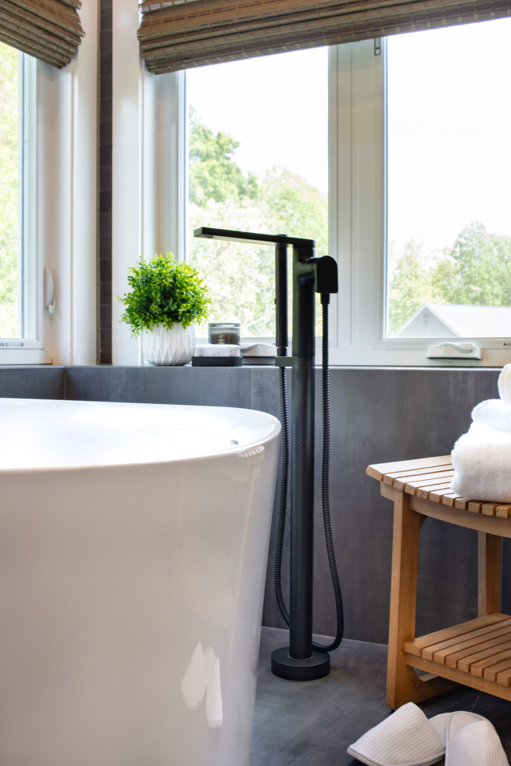 Masculine Modern Bathroom Retreat