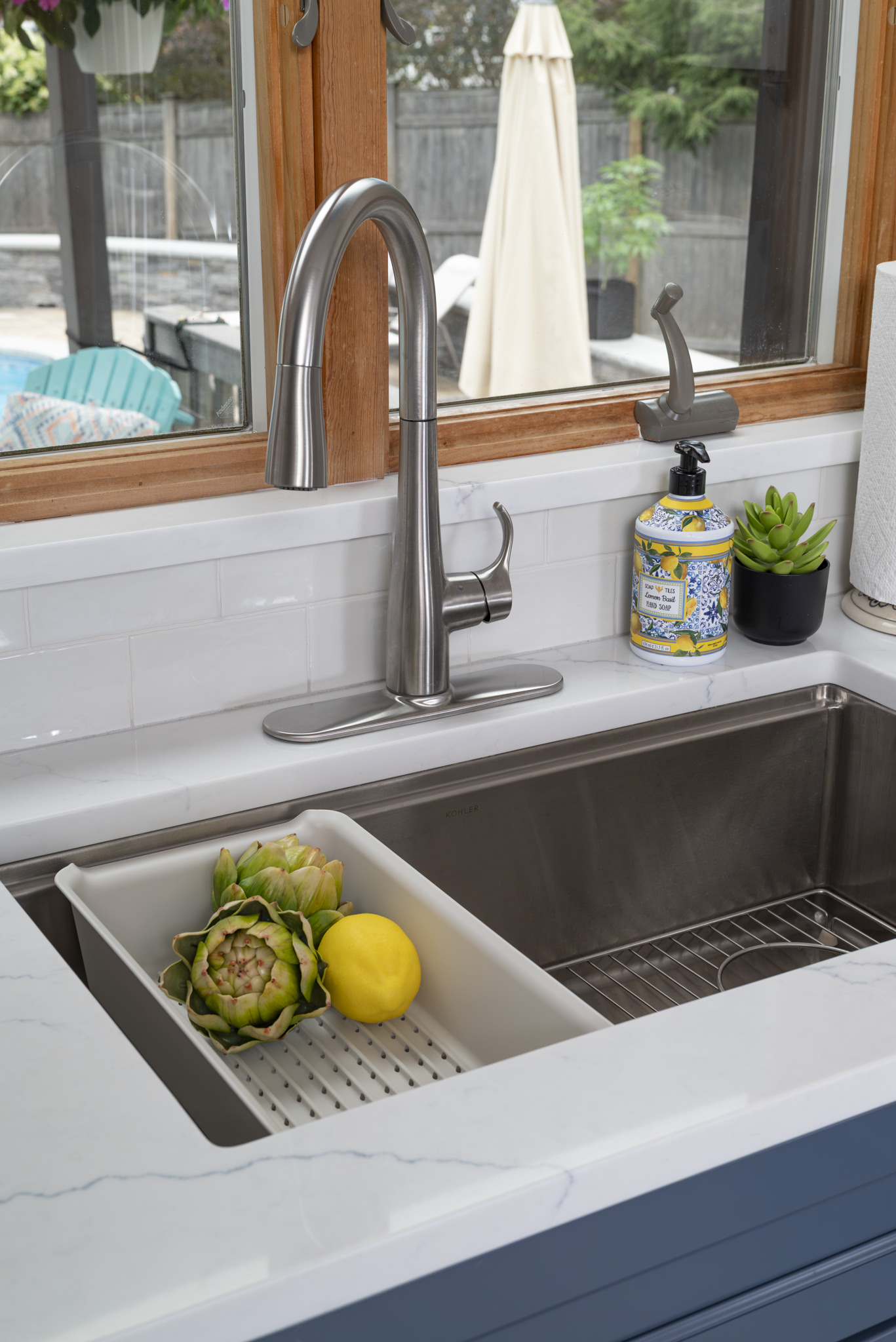 Blue Motif Kitchen