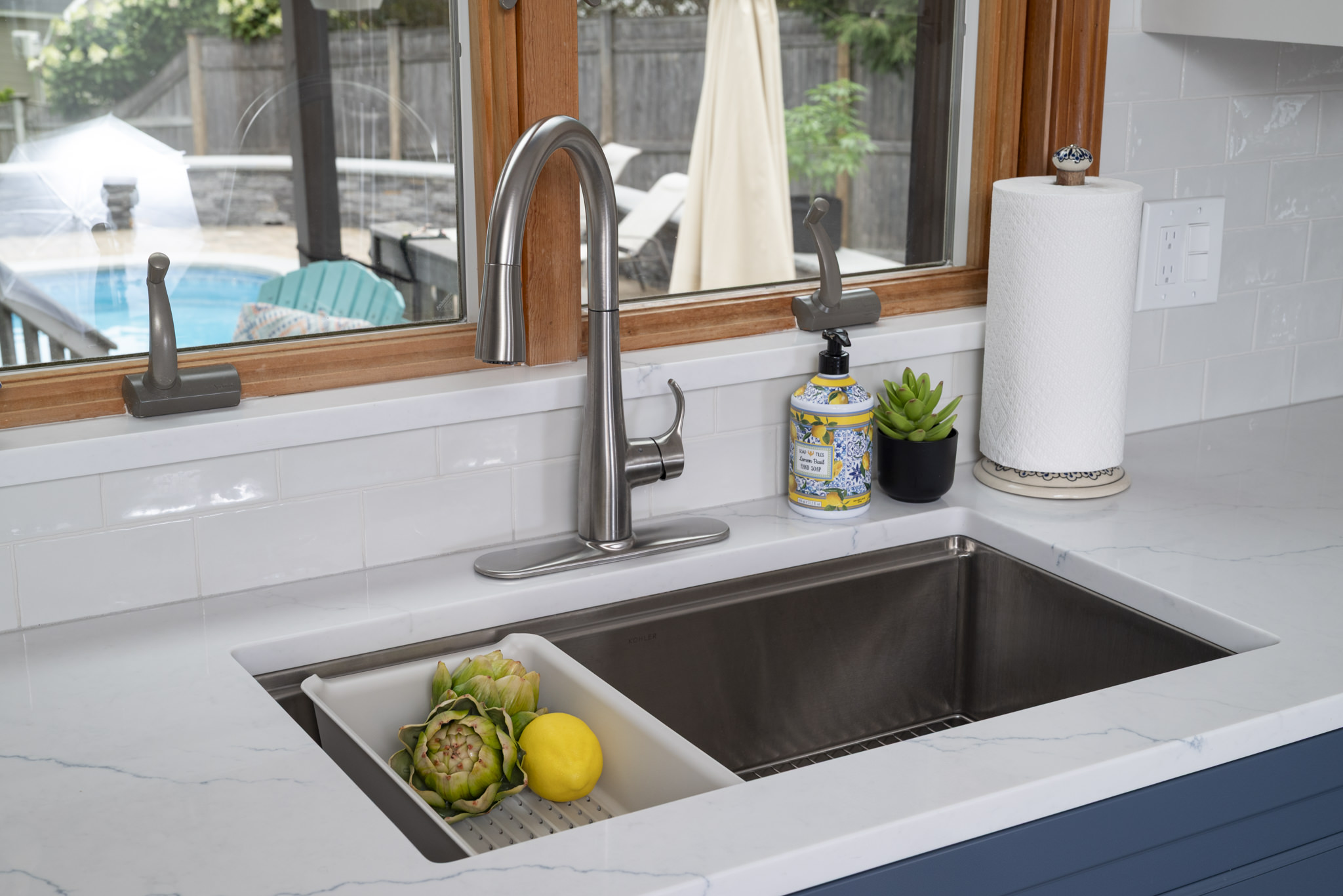 Blue Motif Kitchen