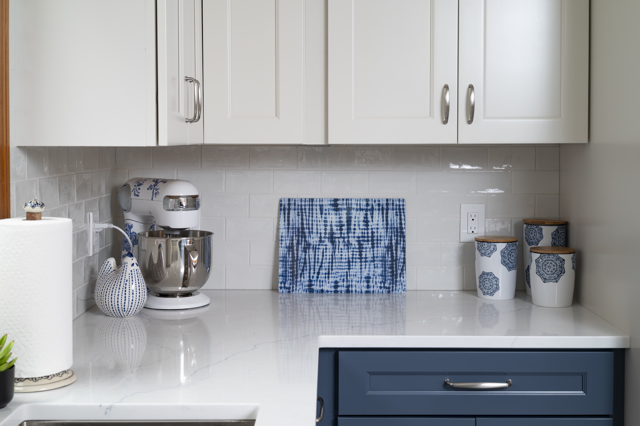 Blue Motif Kitchen