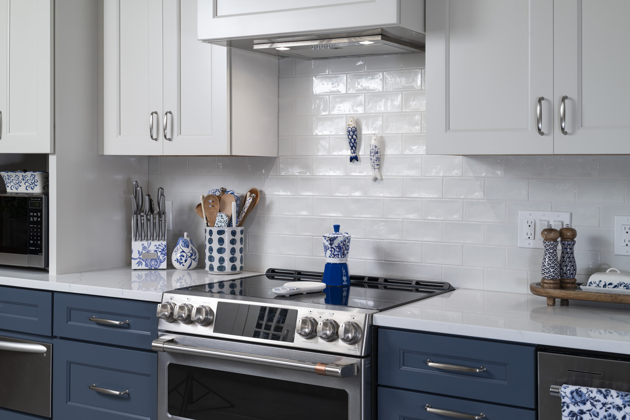 Blue Motif Kitchen