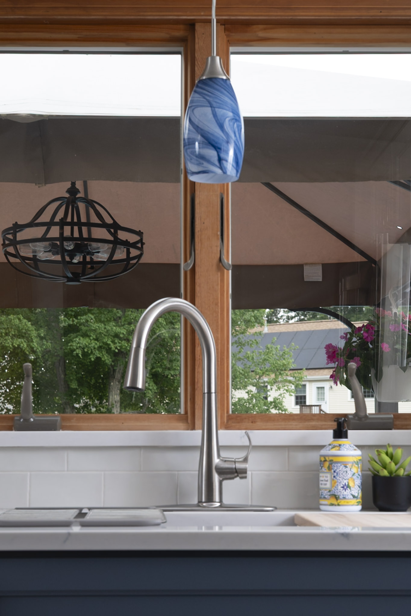 Blue Motif Kitchen