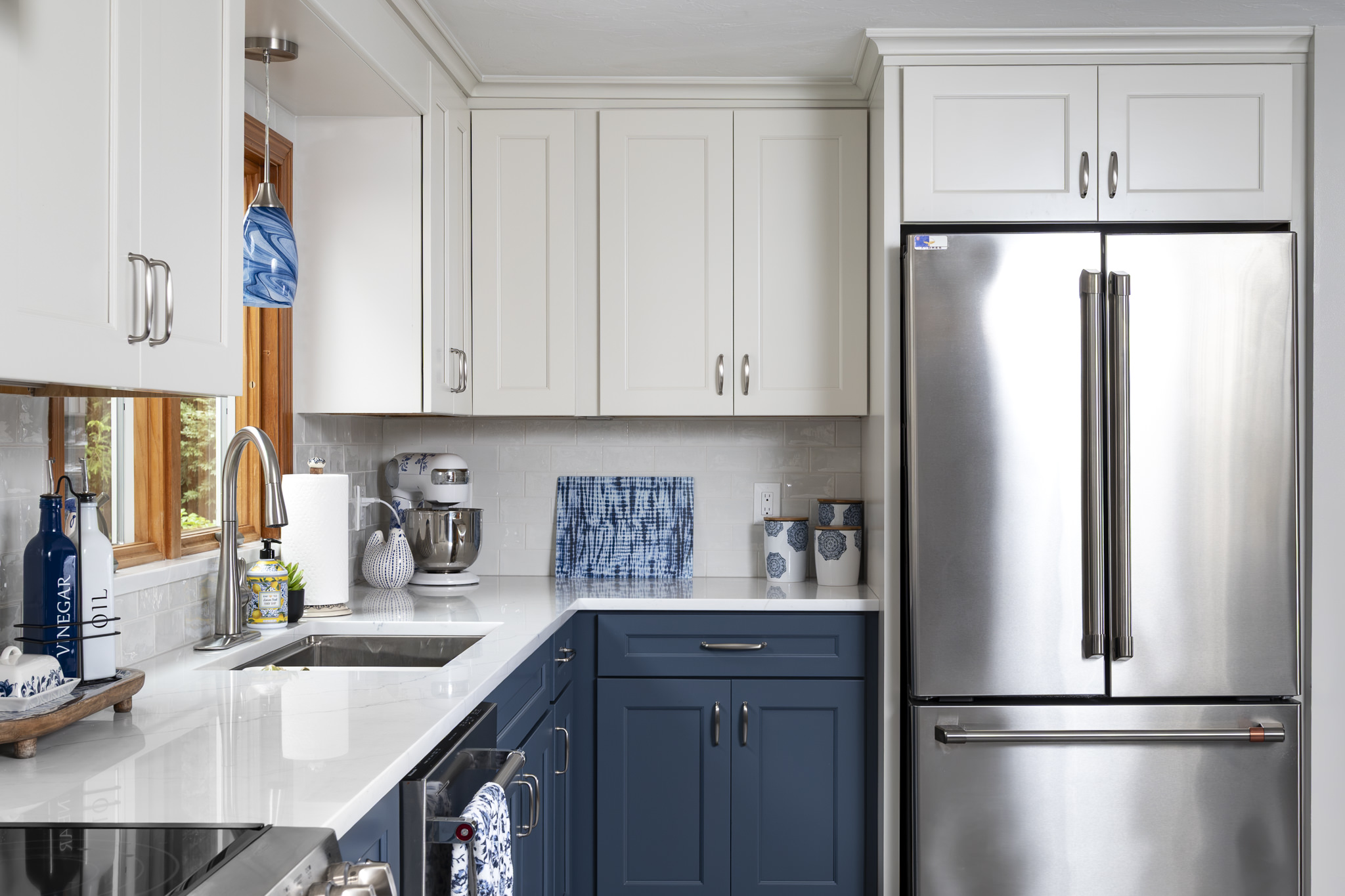 Blue Motif Kitchen