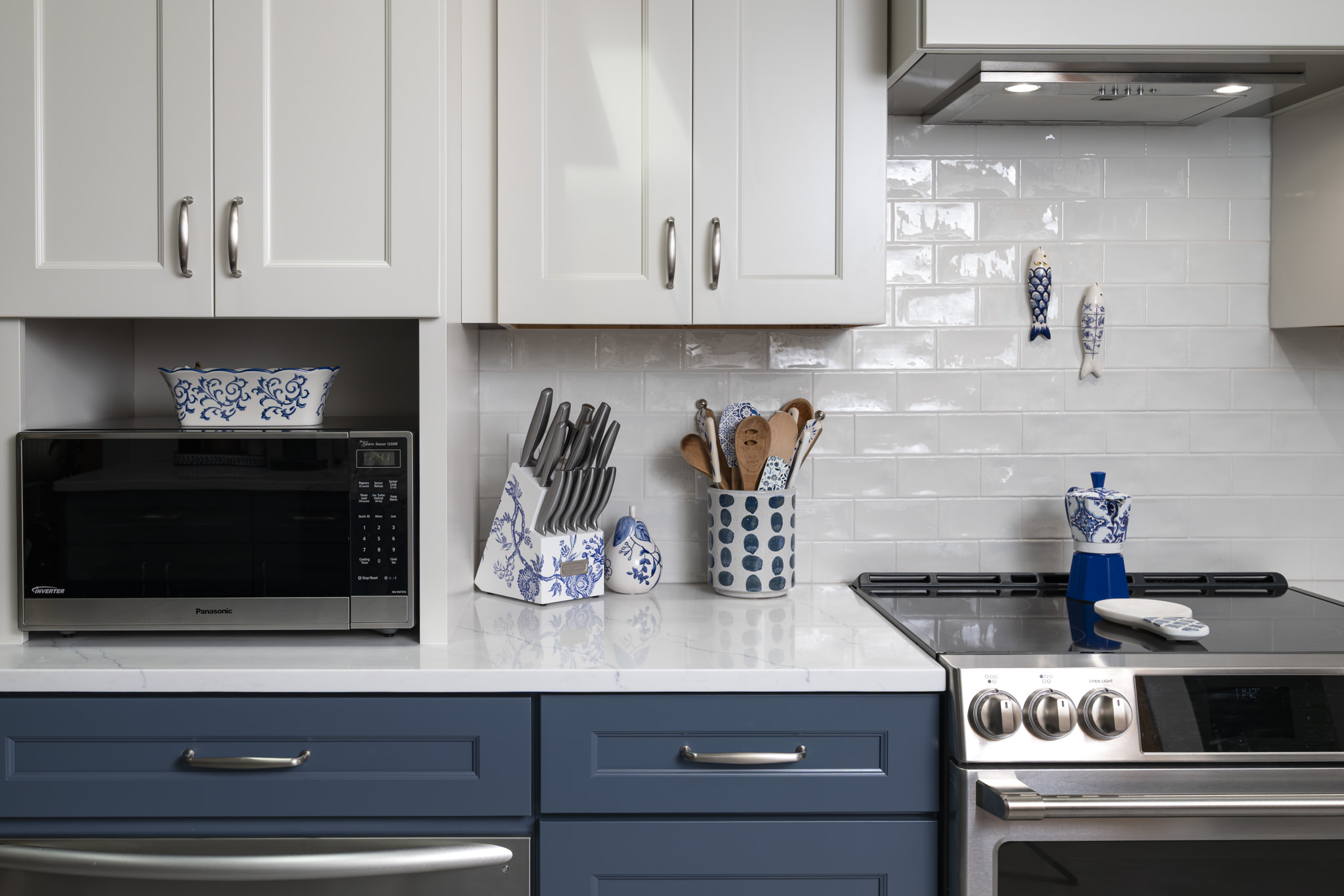 Blue Motif Kitchen