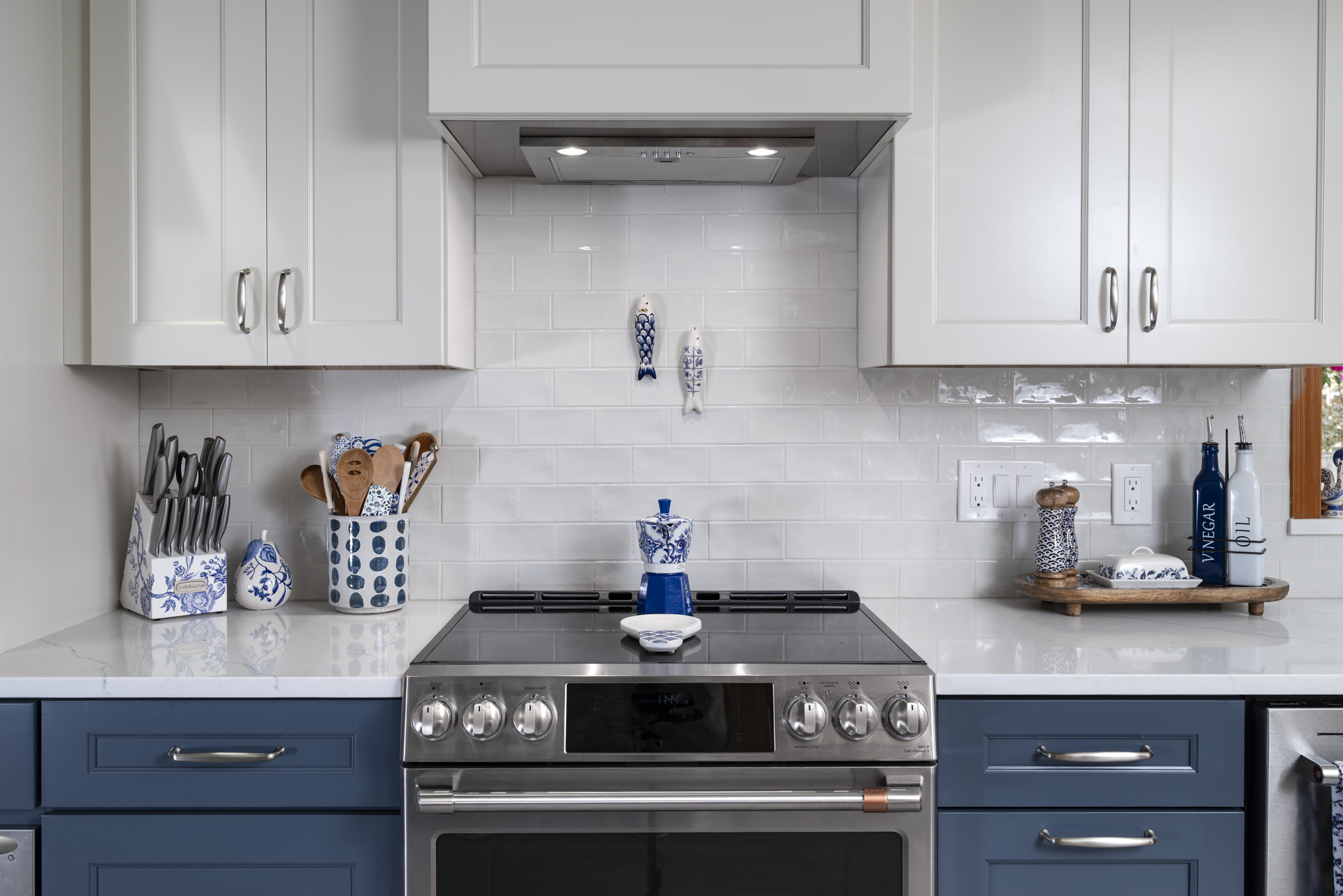 Blue Motif Kitchen