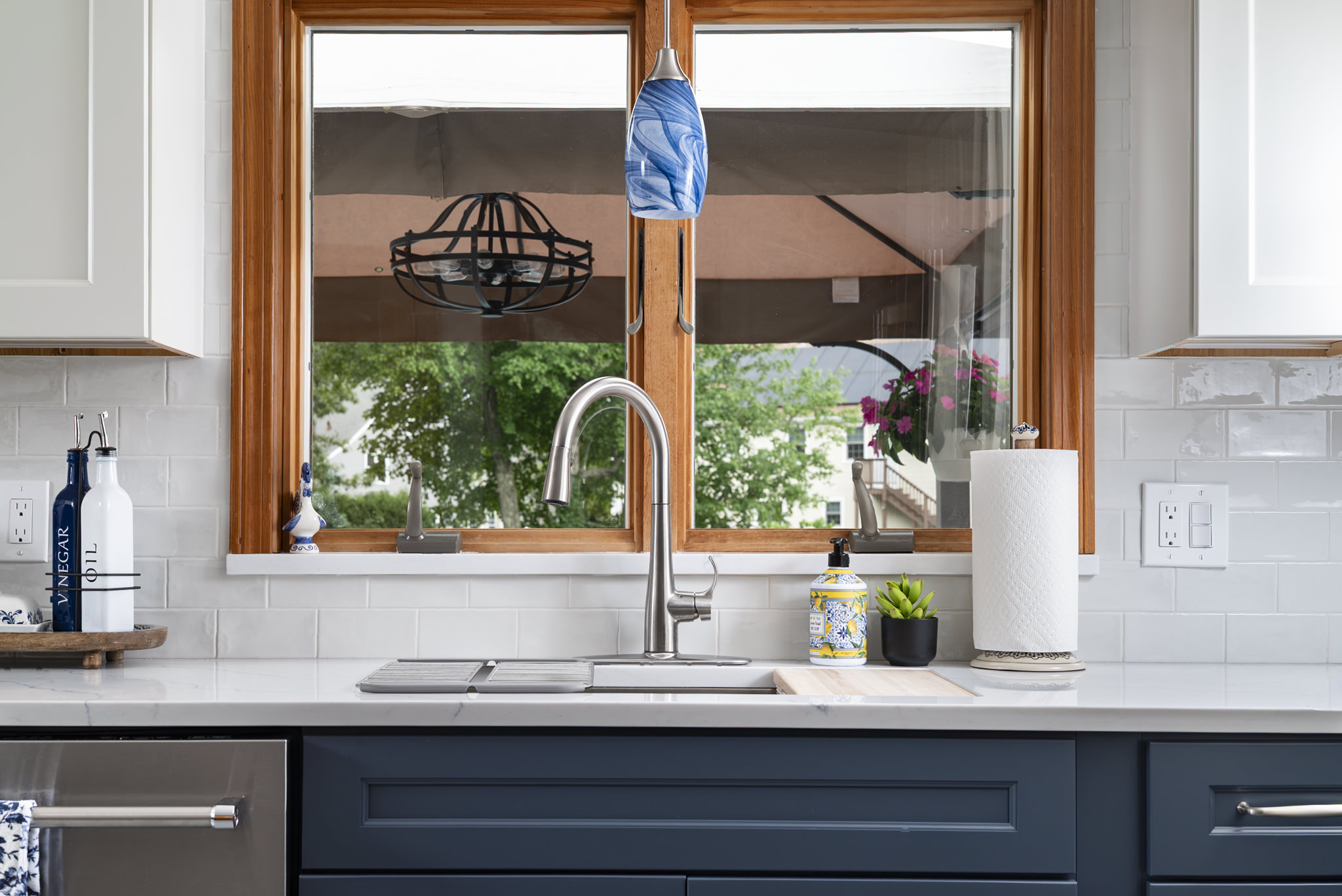 Blue Motif Kitchen