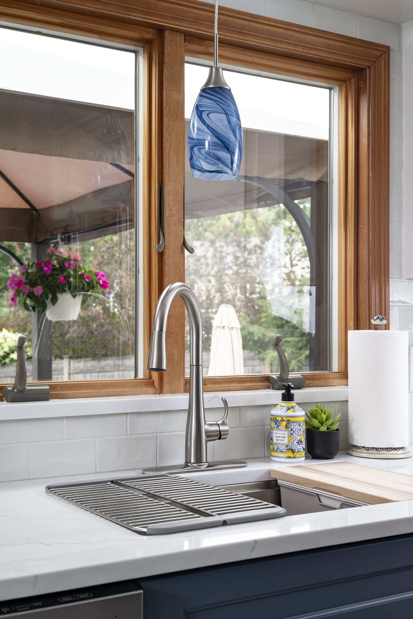 Blue Motif Kitchen