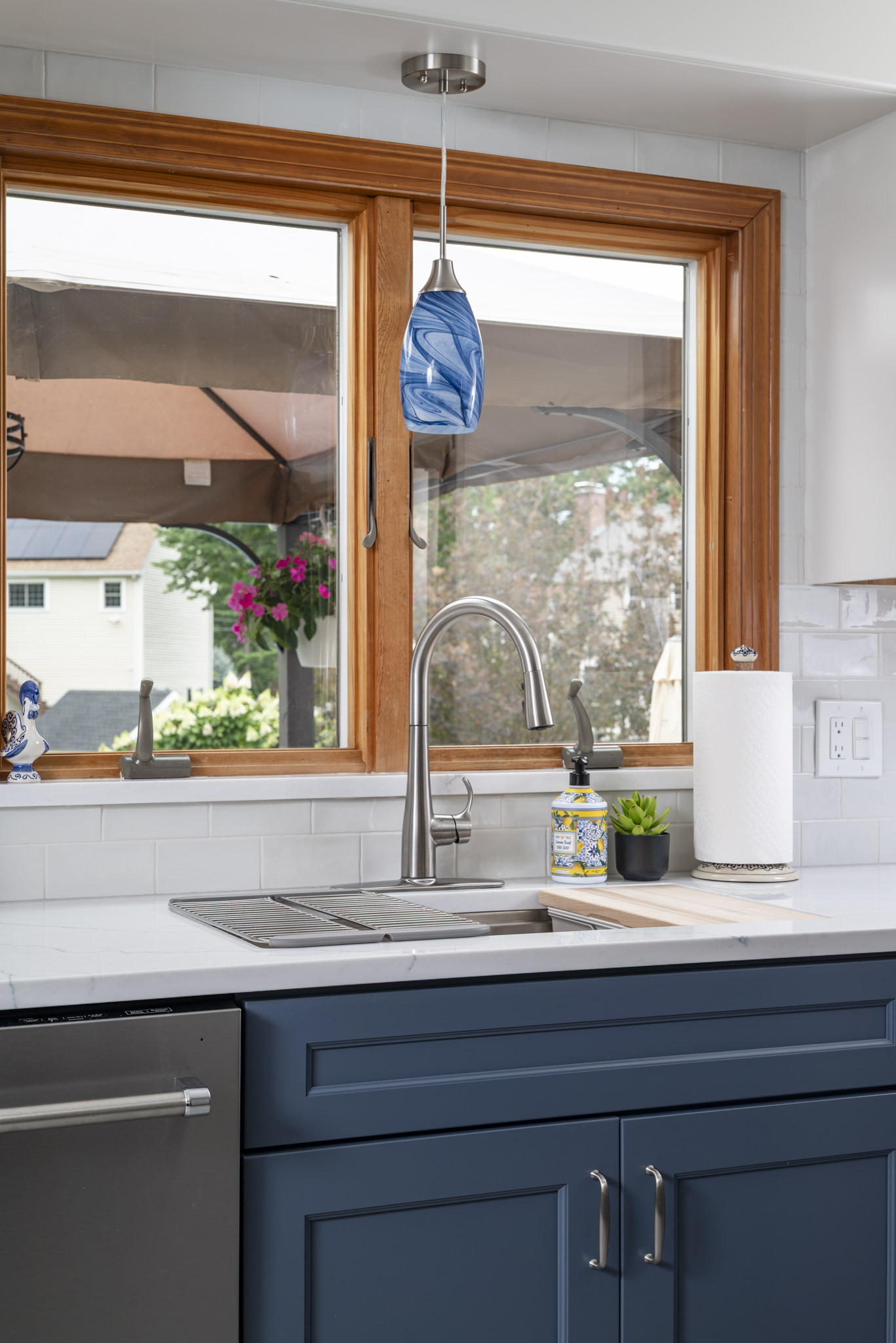 Blue Motif Kitchen