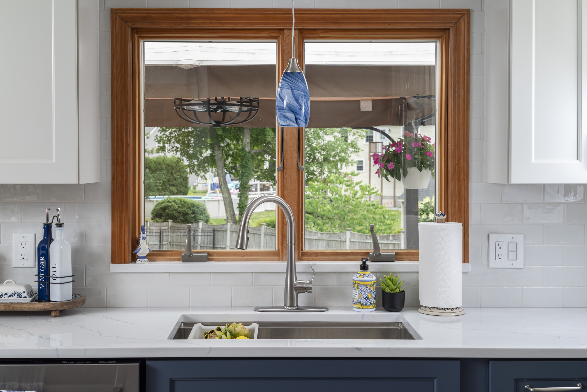 Blue Motif Kitchen