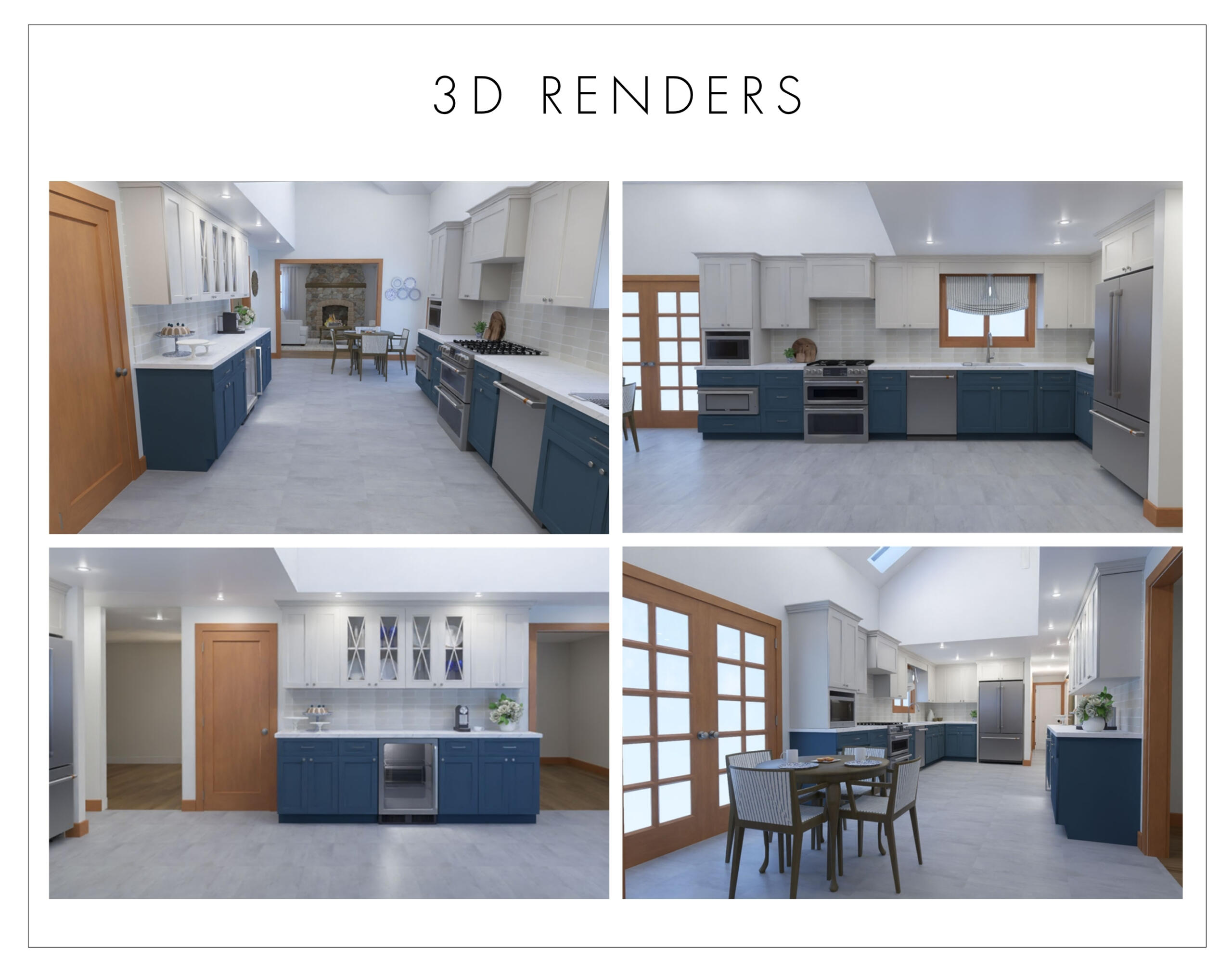 Blue Motif Kitchen