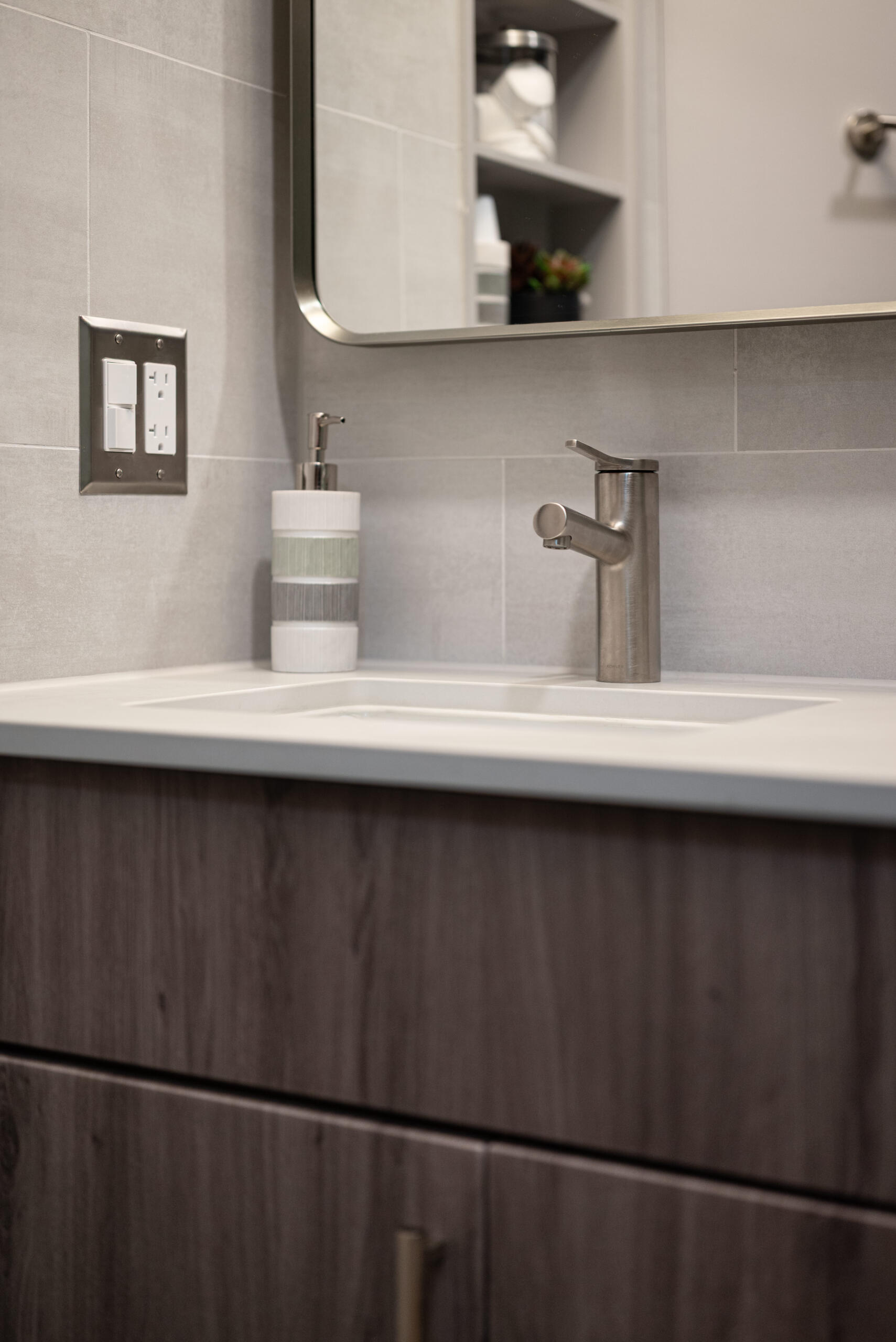 Soft Stone Modern Bath