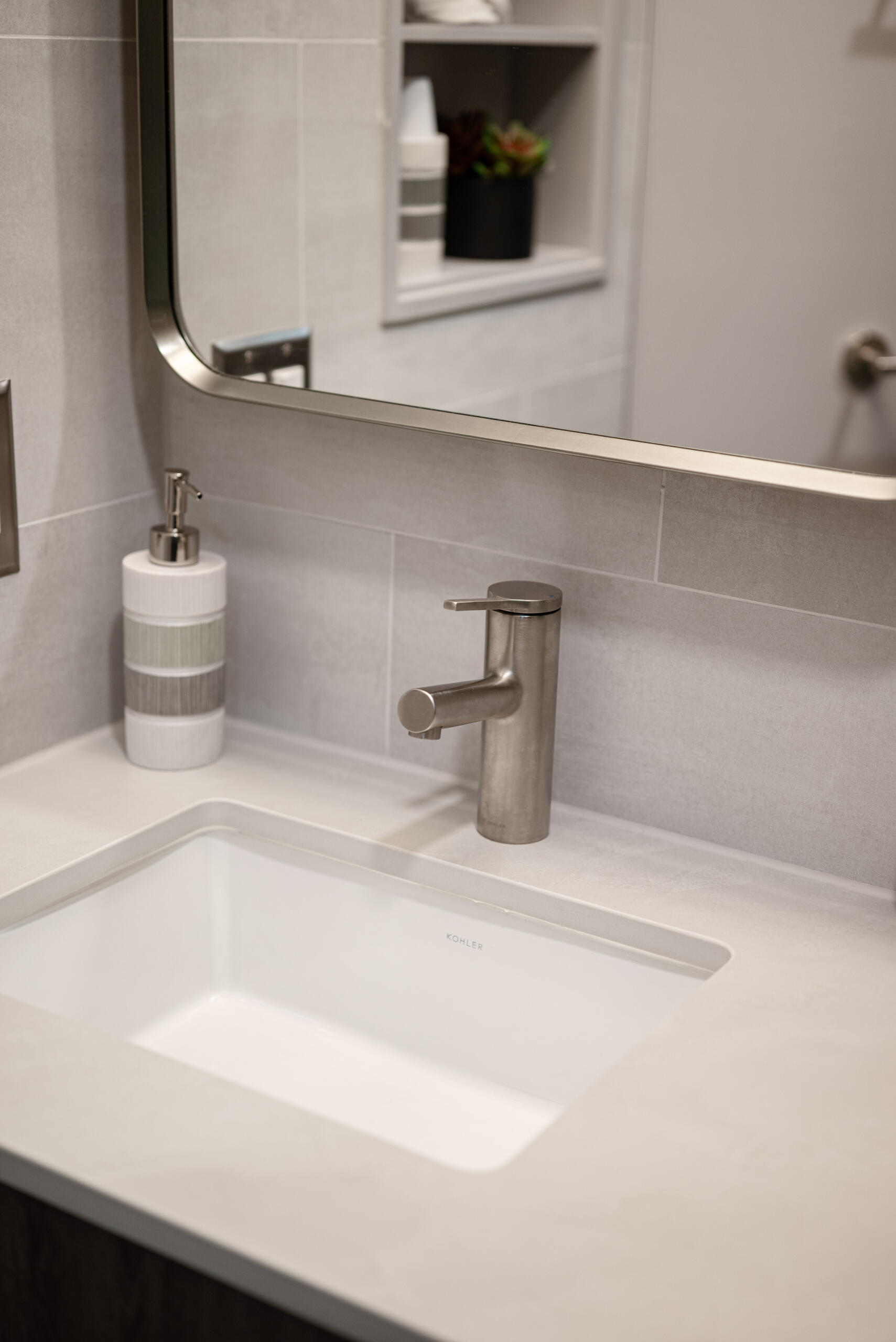 Soft Stone Modern Bath
