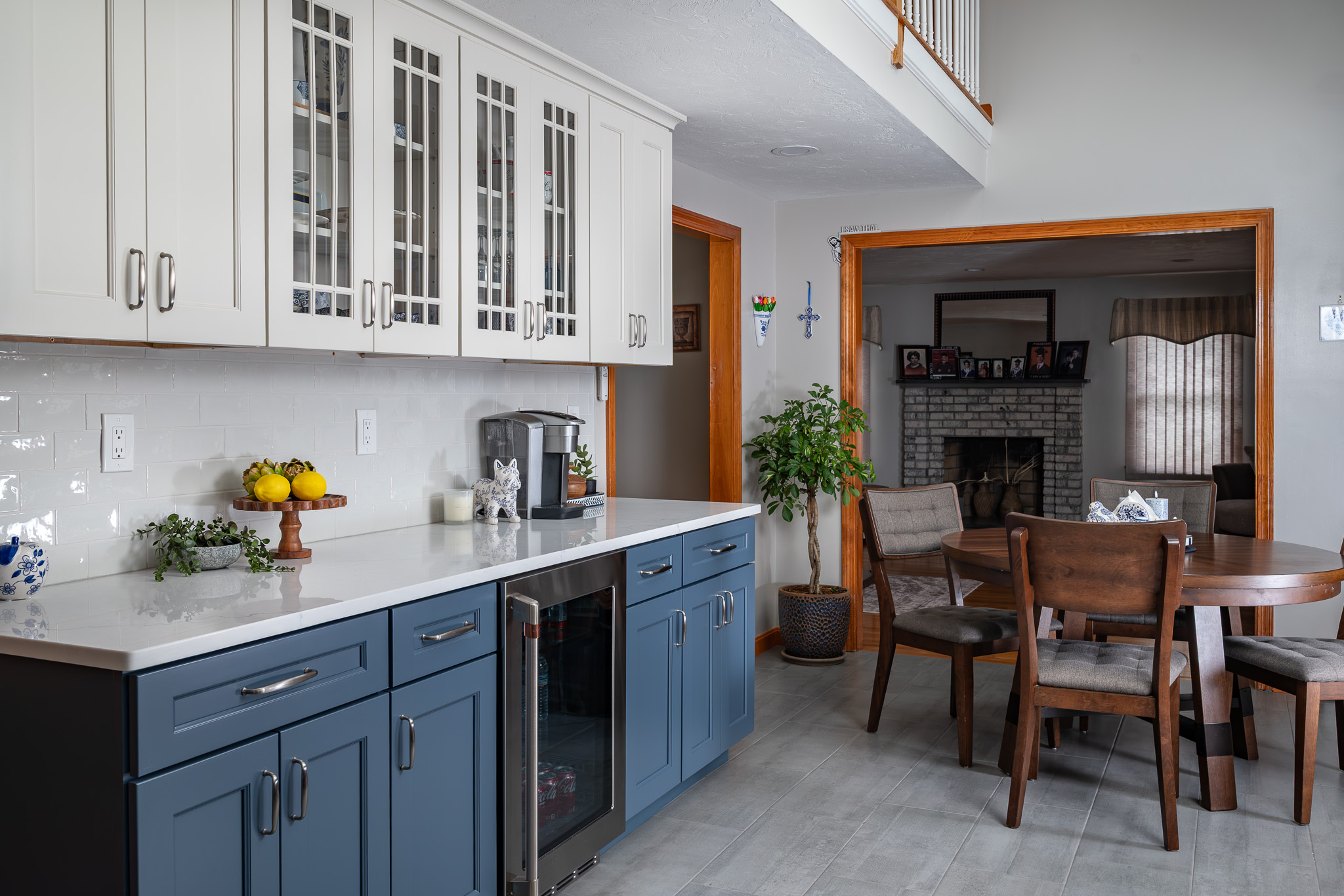 Blue Motif Kitchen