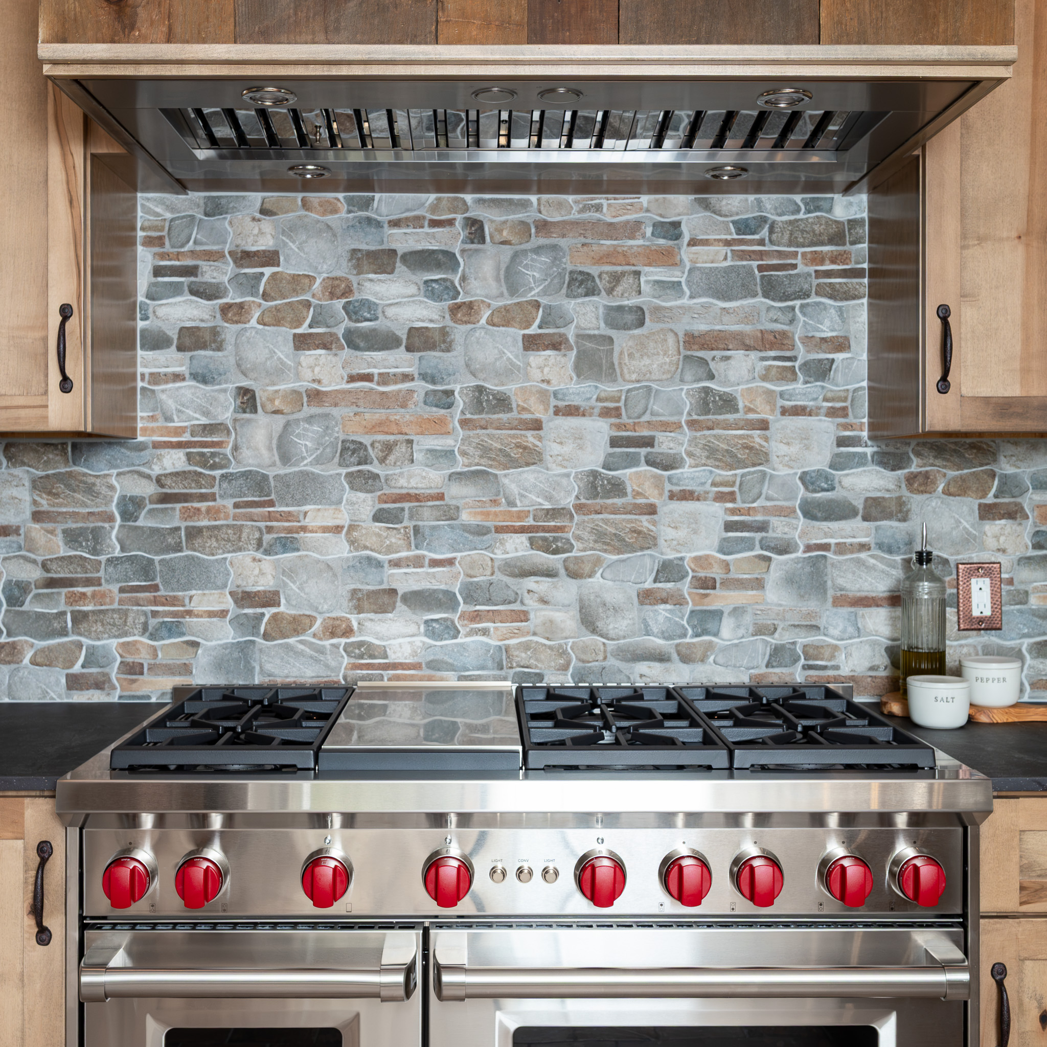 Rustic Kitchen With Copper Accents