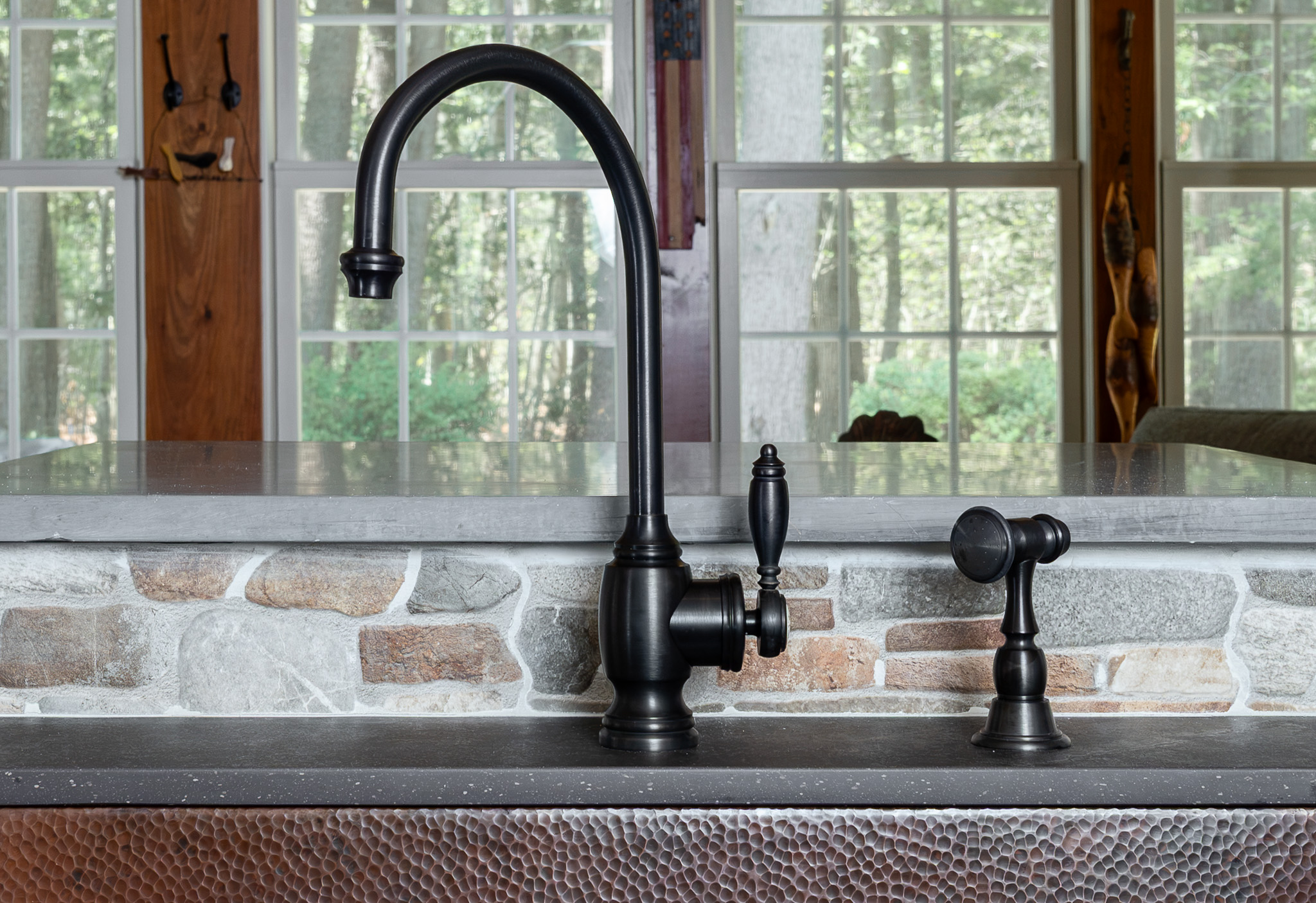 Rustic Kitchen With Copper Accents