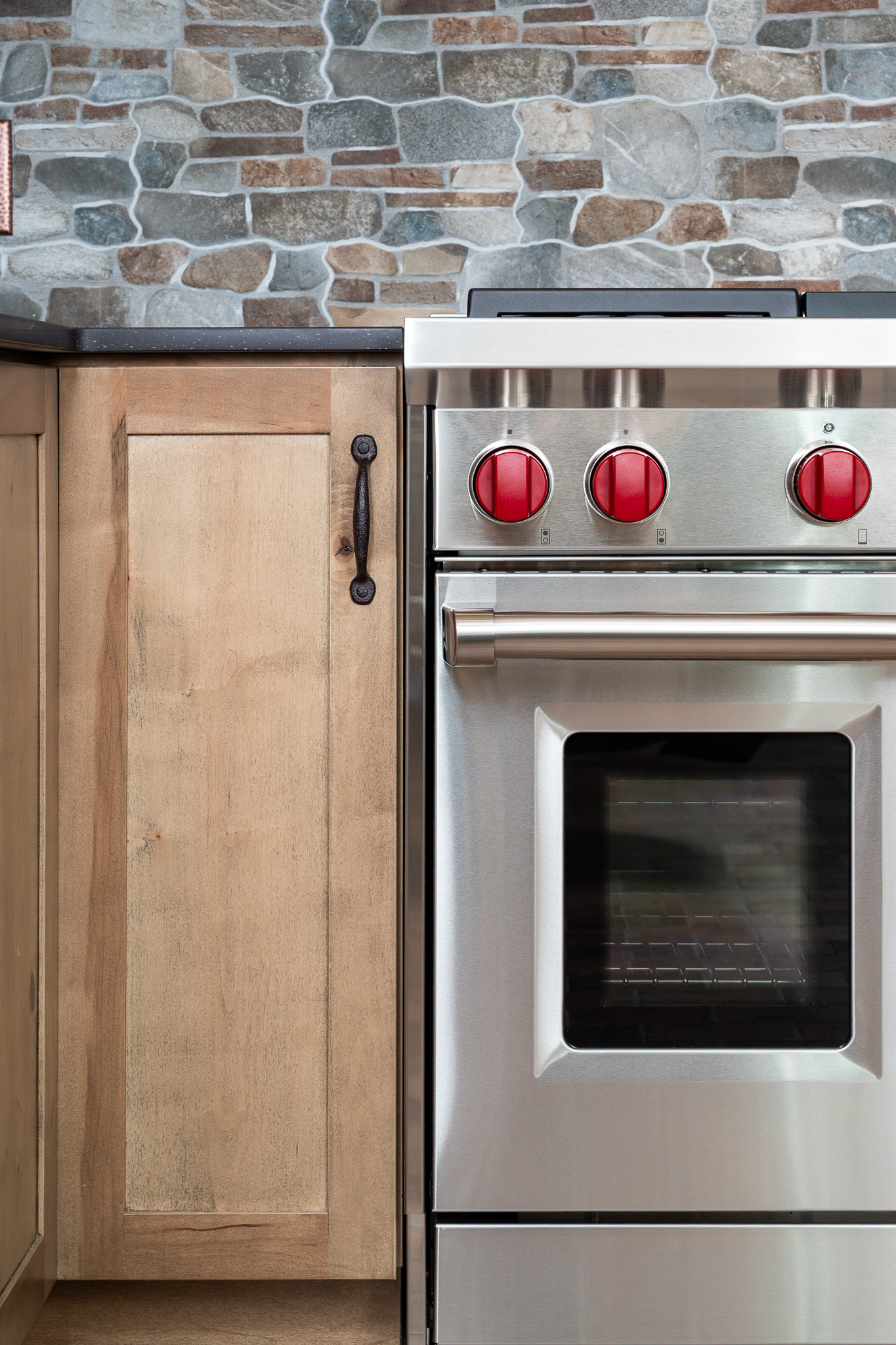 Rustic Kitchen With Copper Accents