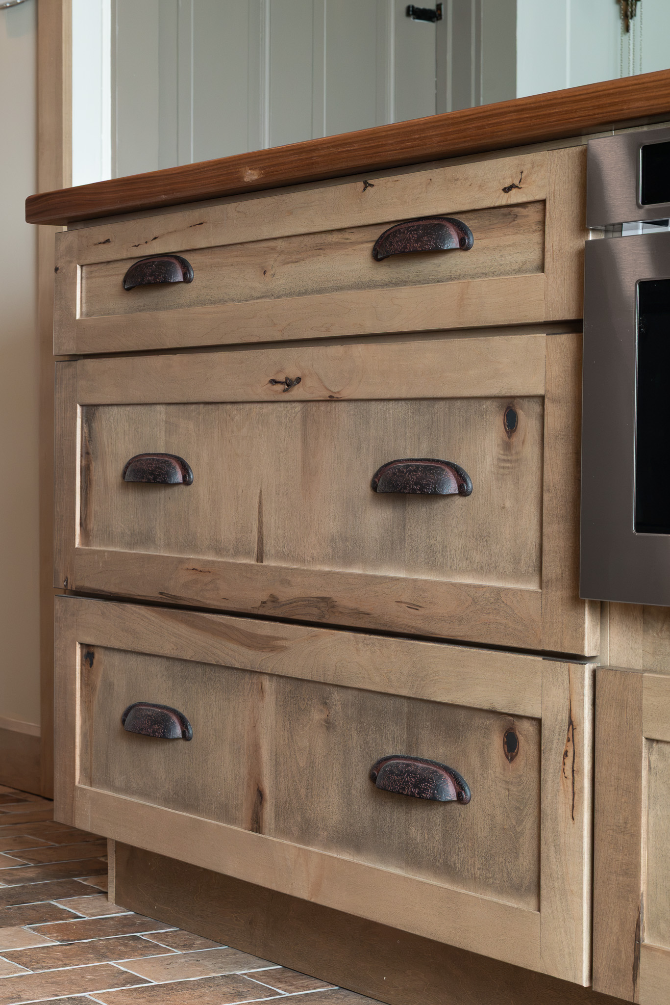 Rustic Kitchen With Copper Accents