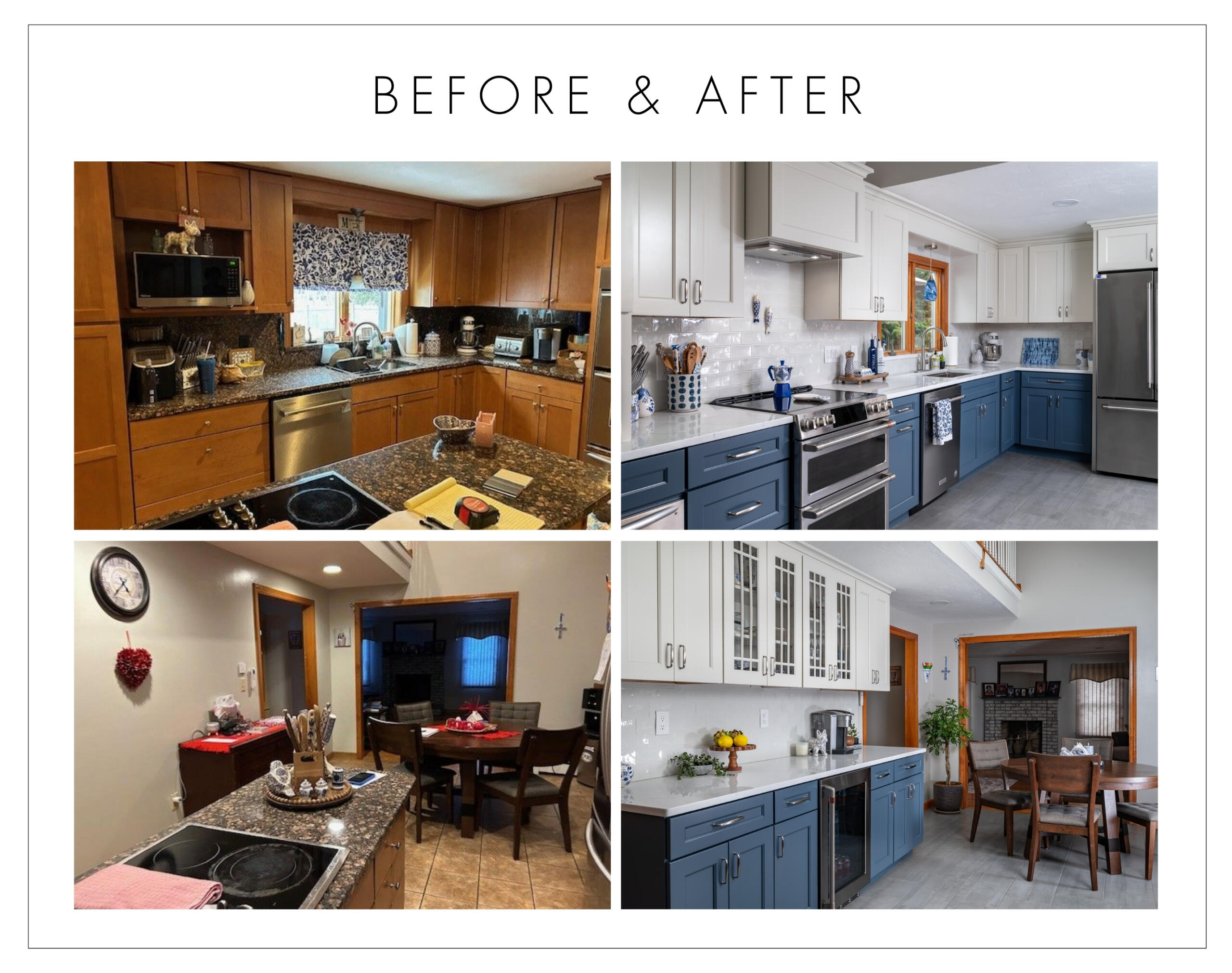 Blue Motif Kitchen
