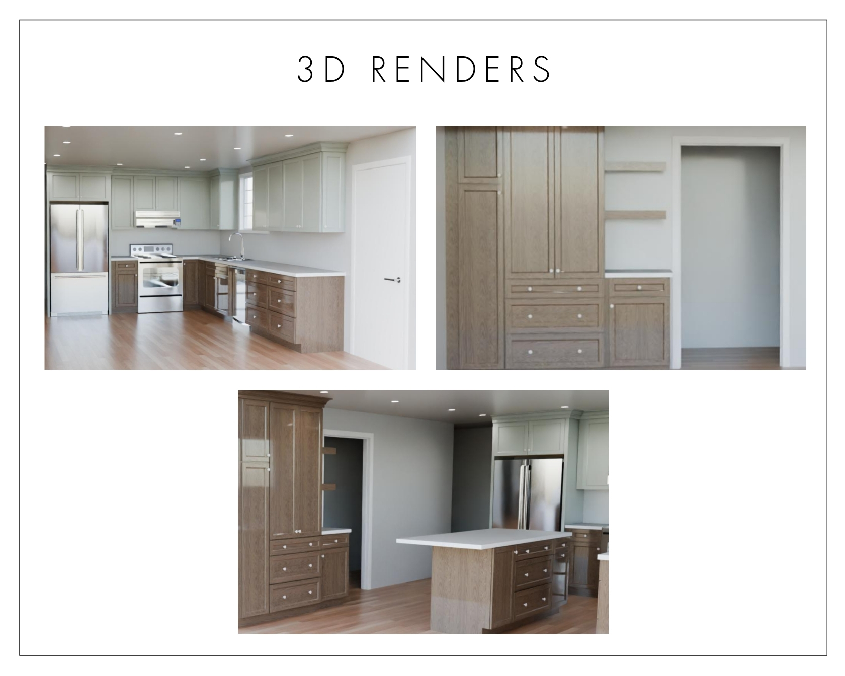 Contemporary Sage Kitchen