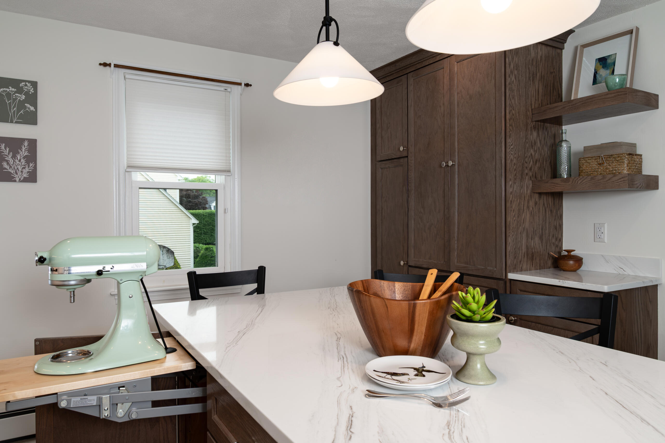 Contemporary Sage Kitchen